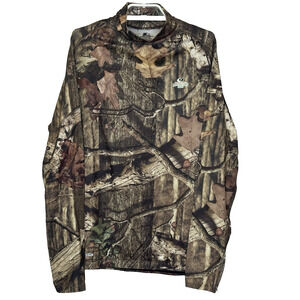Starter Mossy Oak Breakup Infinity Base Layer Compression Mock Shirt Mens XLarge